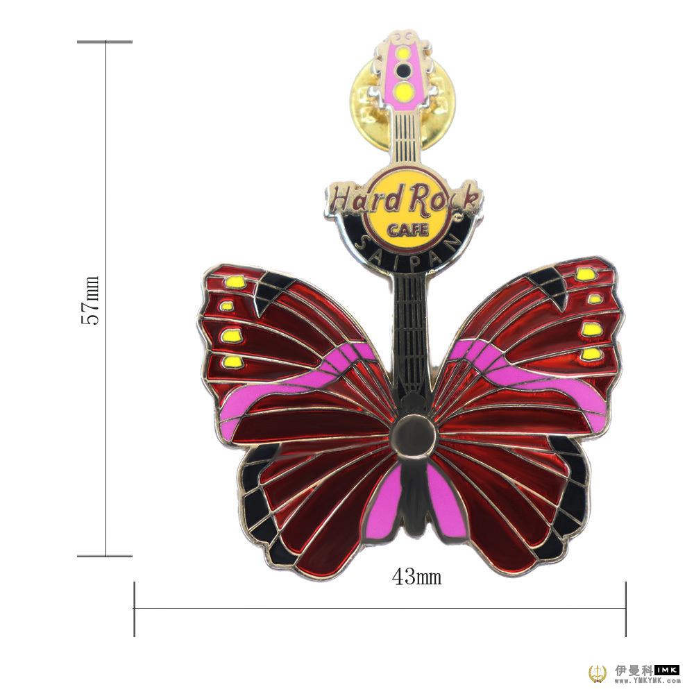 Butterfly Guitar badge in Custom Design Badge 图1张